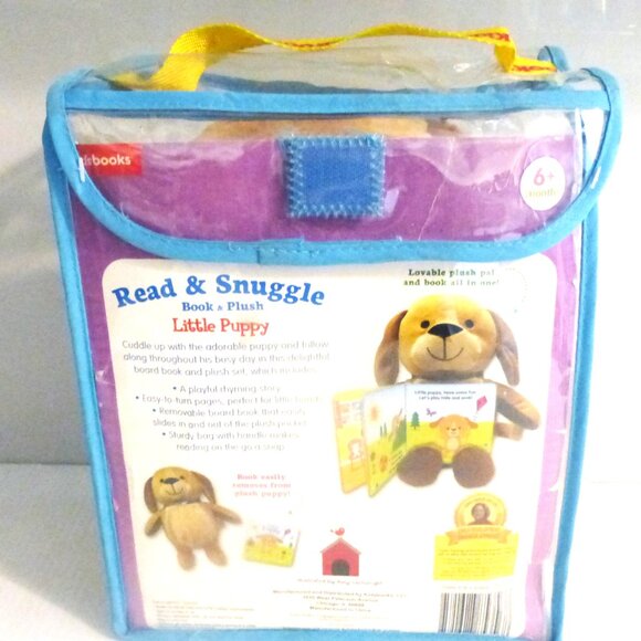 Kidsbooks READ & SNUGGLE Plush & Book 6+ Months Little Puppy Amy Carluright - Picture 6 of 6